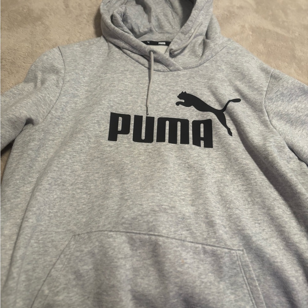 PUMA Men's Gray Hoodie